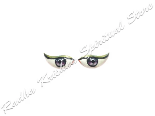 Violett funkelt. Kataksha Salagram Shila Gottes Augen