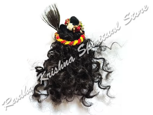 Yashoda Nandan Gwala Gott lockiges Haar Perücke